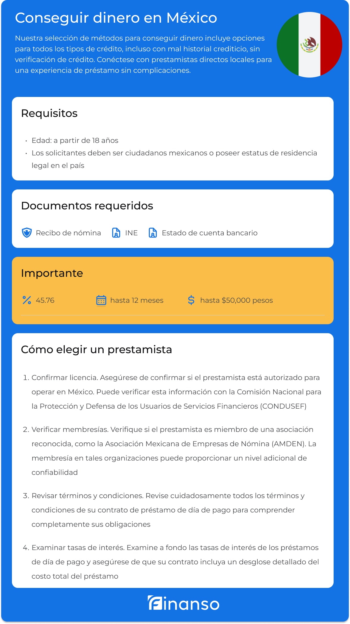 D&oacute;nde conseguir dinero