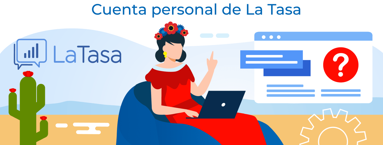 Cuenta personal de La Tasa: tramitación de un préstamo en línea, registración paso a paso