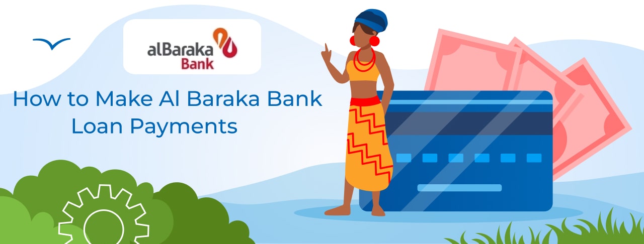 Pay off the Al Baraka Bank bank debt online: with a bank card, by transfer, or via ATM.