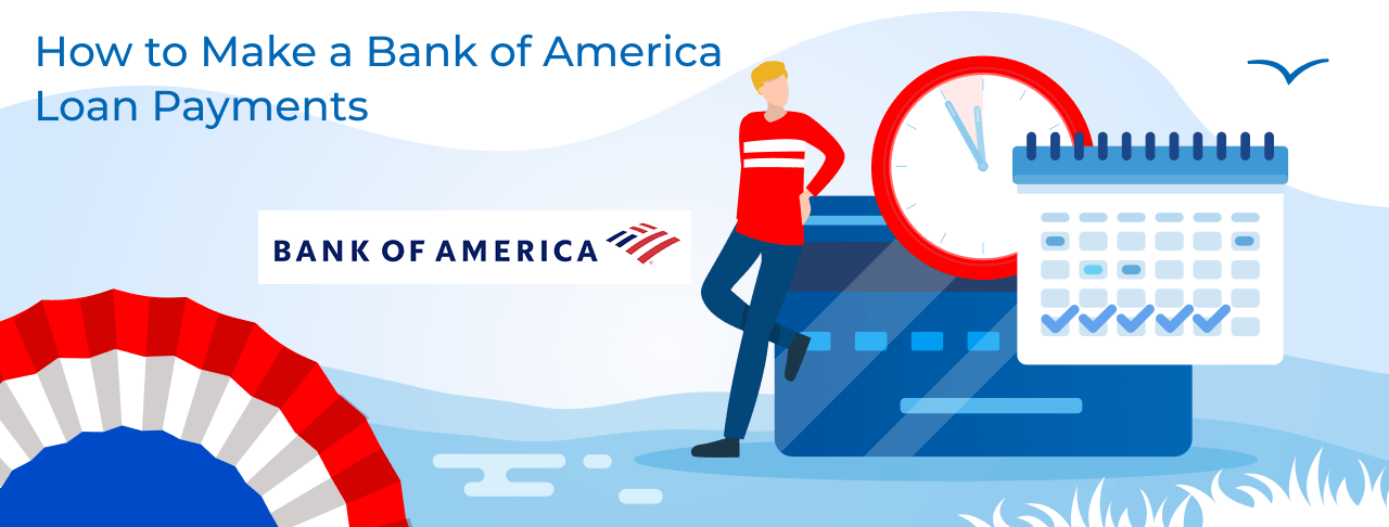 Pay off the Bank of America bank debt online: with a bank card, by transfer, via ATM